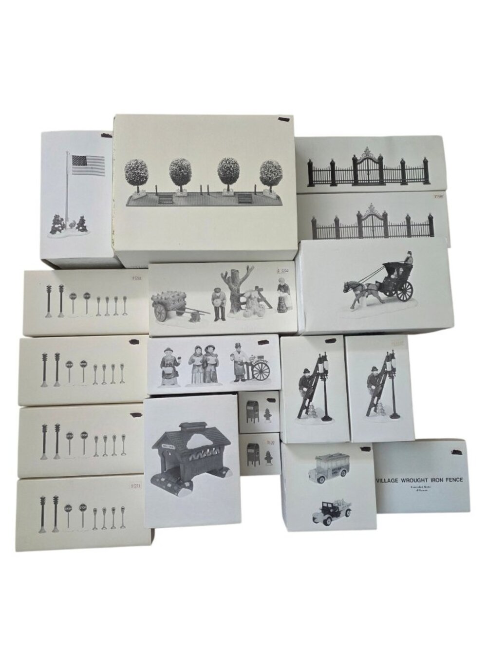 Dept 56 Heritage Village Collection Huge Accessories Lot New